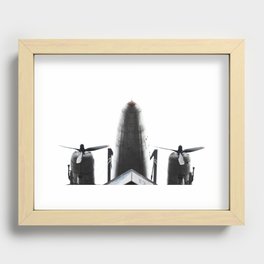 PLANE FROM BERLIN Recessed Framed Print