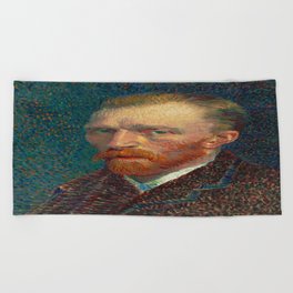 Vincent van Gogh  Self-Portrait, 1887  Beach Towel