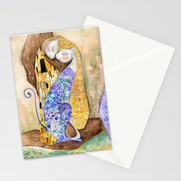 Cat. Inspired By Gustav Klimt Stationery Cards