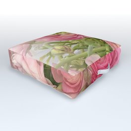 Shabby Chic Cottage Ranunculus Peonies Roses Floral Print & Home Decor Outdoor Floor Cushion | Romanticflowers, Pinkflowerphotos, Floralpillows, Flowerhomedecor, Ranunculusflowers, Floralwalldecor, Shabbychicdecor, Flowerphotography, Peonyprints, Flowerprints 
