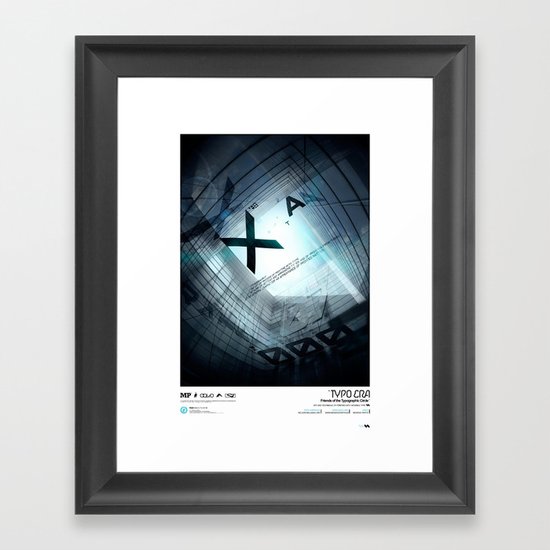 Typoera Framed Art Print
