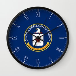 CIA Flag Wall Clock | Service, Vector, Protection, Graphicdesign, Spying, Flag, Artwork, Cia, Intelligence, Illustration 