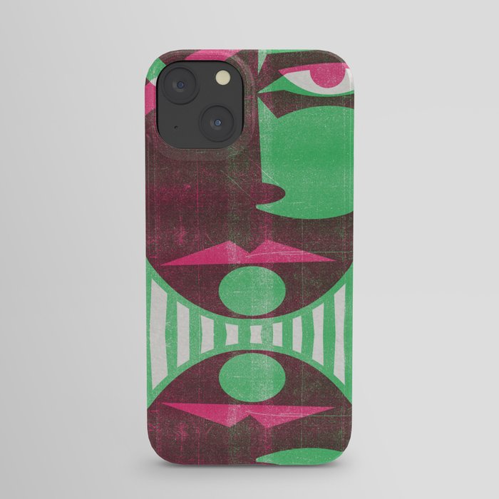 Two tone mask iPhone Case