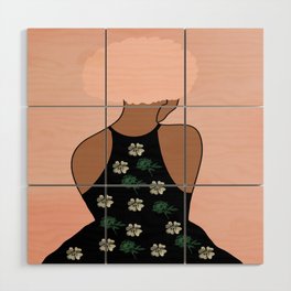 Woman At The Meadow 13 Wood Wall Art
