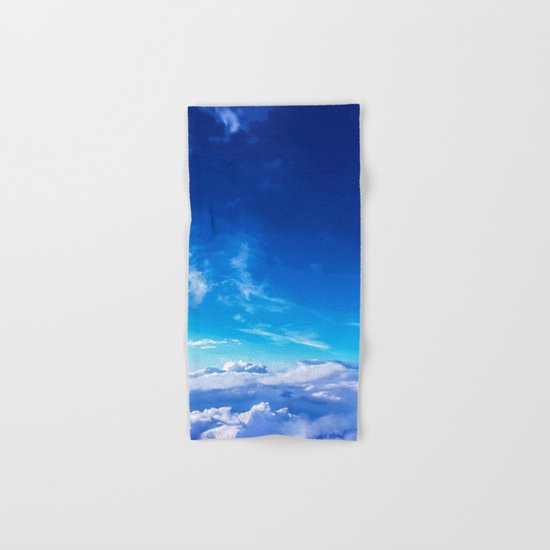 Above the clouds sky is always blue Hand & Bath Towel