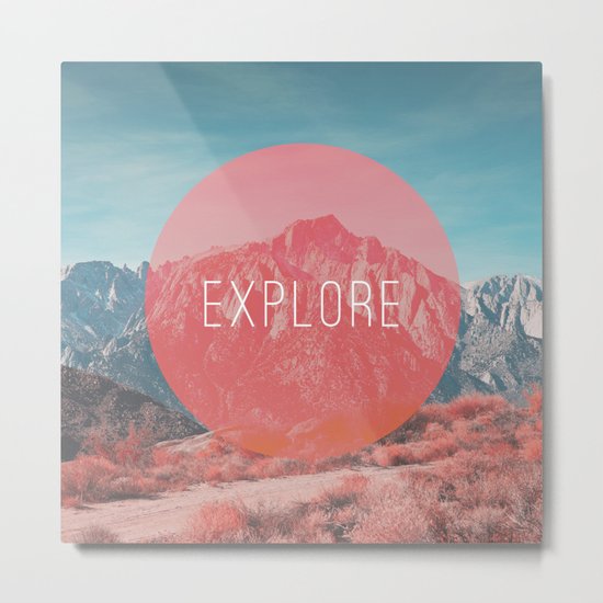 Explore Metal Print