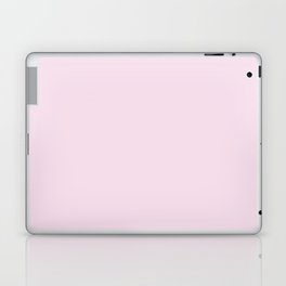 Heather Tint light pastel pink solid color modern abstract pattern  Laptop Skin