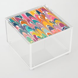 Colorful Abstract Design 12 Acrylic Box