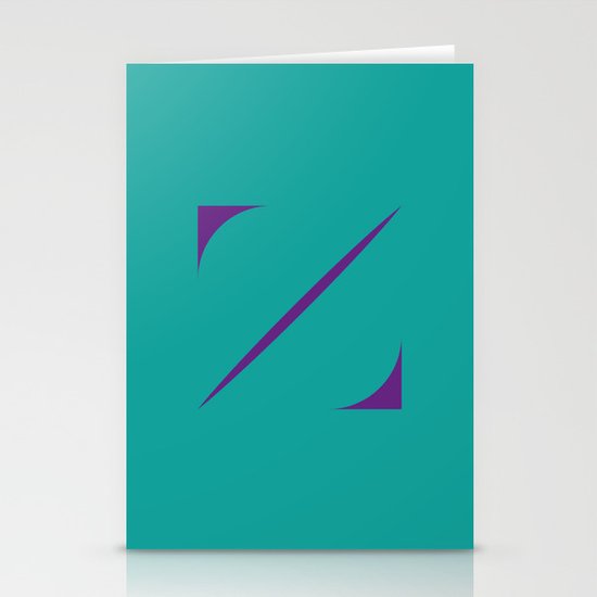 Z like Z Stationery Cards