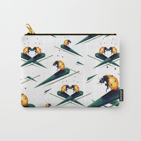Bugs in Love (Pattern) Carry-All Pouch
