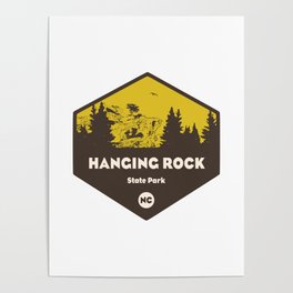 Hanging Rock State Park, North Carolina Poster