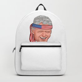 Bill Clinton Independence Day 4th Of July Backpack | Independenceday, President, Funnypresident, 4Thofjuly, Usa, Funny, Unitedstatesofamerica, Drawing, Billclinton 