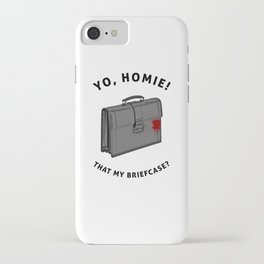 Yo, Homie That My Briefcase? Collateral Movie Quote iPhone Case