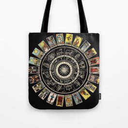 The Major Arcana & The Wheel of the Zodiac Tote Bag