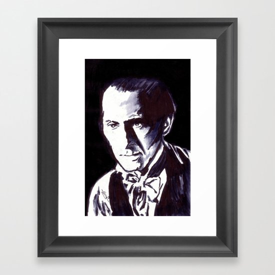The Gentle Man of Horror Framed Art Print