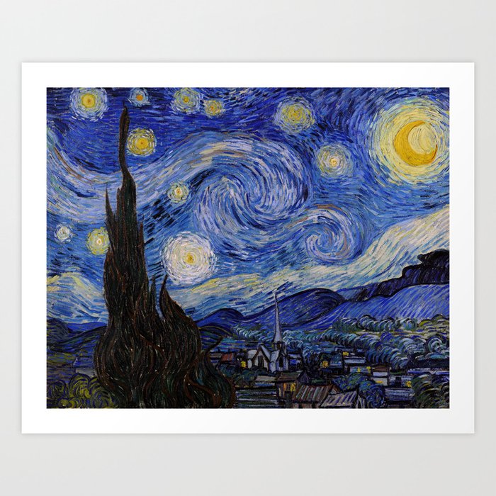 Vincent Van Gogh - The Starry night Art Print
