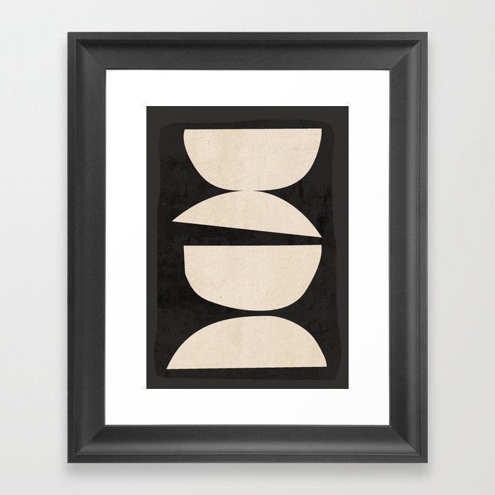abstract minimal 23/1 Framed Art Print