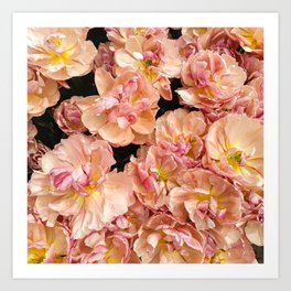 Flower bouquet cute pink aesthetic Art Print