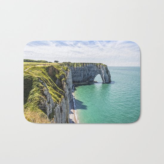 The cliffs of Etretat Bath Mat