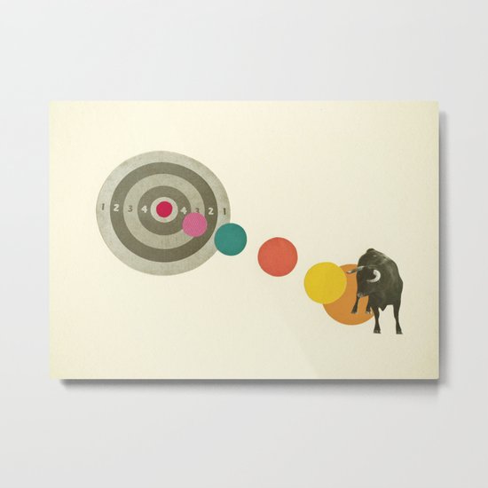 Bull's Eye : Taurus Metal Print