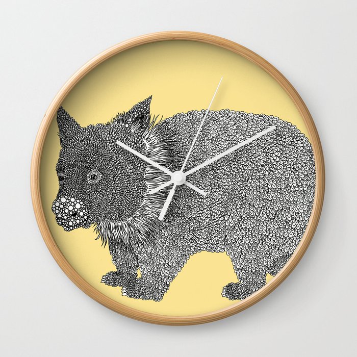 Little Wombat Wall Clock