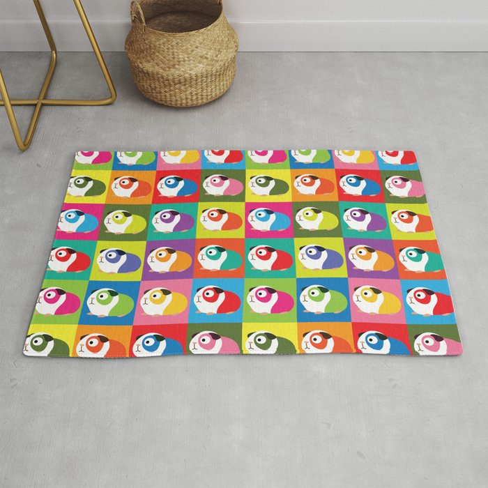 Pop Art Guinea Pigs Rug