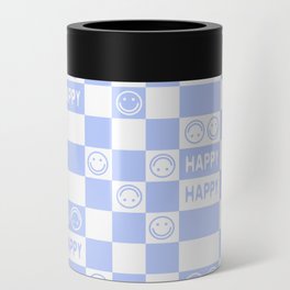 HAPPY Checkerboard 2.0 (Pastel Very Peri Color) Can Cooler