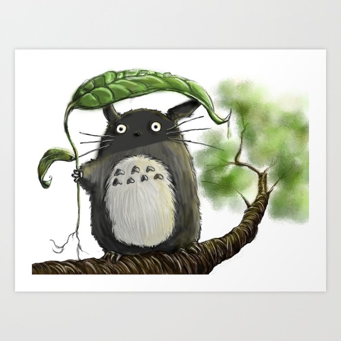 Totoro  Art Print