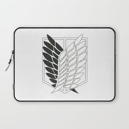 Attack on Titan: Wings Of Freedom Logo (Outline) Laptop Sleeve