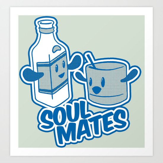 Soul Mates! Art Print