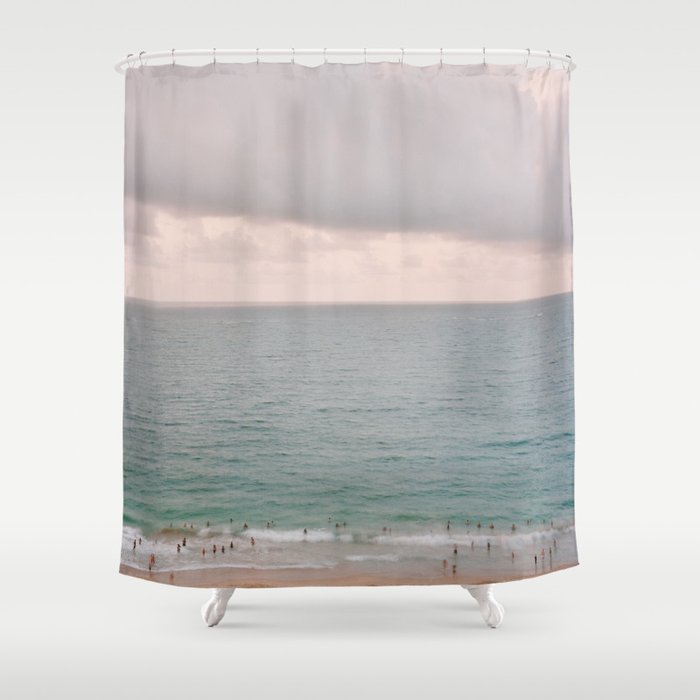 San Juan Beach Scene 1 Shower Curtain By Musestudiocity Society6 San Juan Beach Scene 1 Shower Curtain