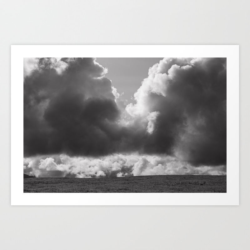 Dramatic Clouds Photograph Art Print By Applesandoatsphotography Society6