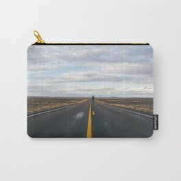 Explore The Open Road Carry-All Pouch | Color, Explore, Car, Hdr, Openroad, Photo, People, Person, Vacant, Adventure 