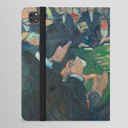 Edvard Munch " At the Roulette Table in Monte Carlo , 1892 iPad Folio Case