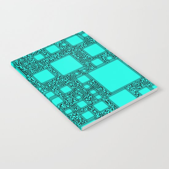 Electronics Blue Notebook