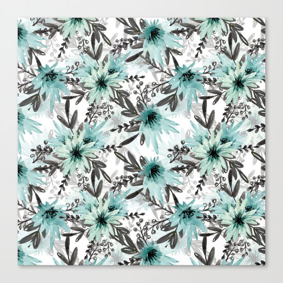 Blue asters Canvas Print