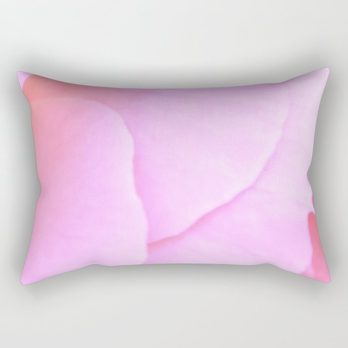 Pink Rose Petals | Nadia Bonello Rectangular Pillow