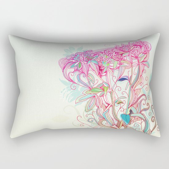 Floral clover Rectangular Pillow