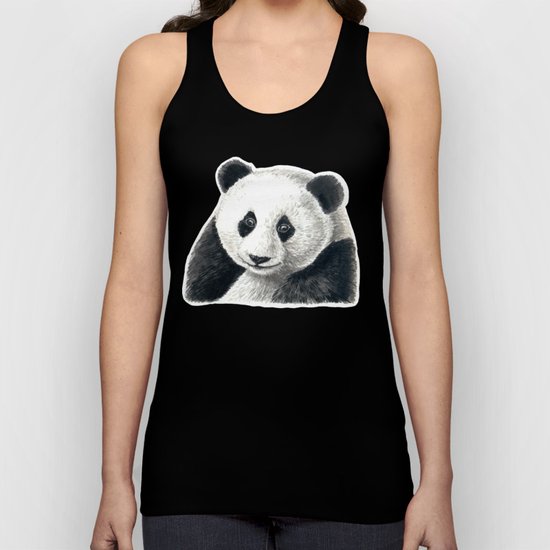 Panda bear Unisex Tank Top