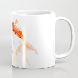 Goldfish, Two Koi Fish, Feng Shui, yoga Asian meditation design Mug
