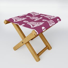 Yoga Skeleton Eggplant Folding Stool