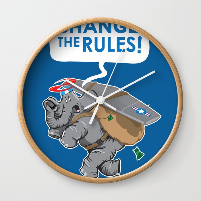 CHANGE The RULES Wall Clock
