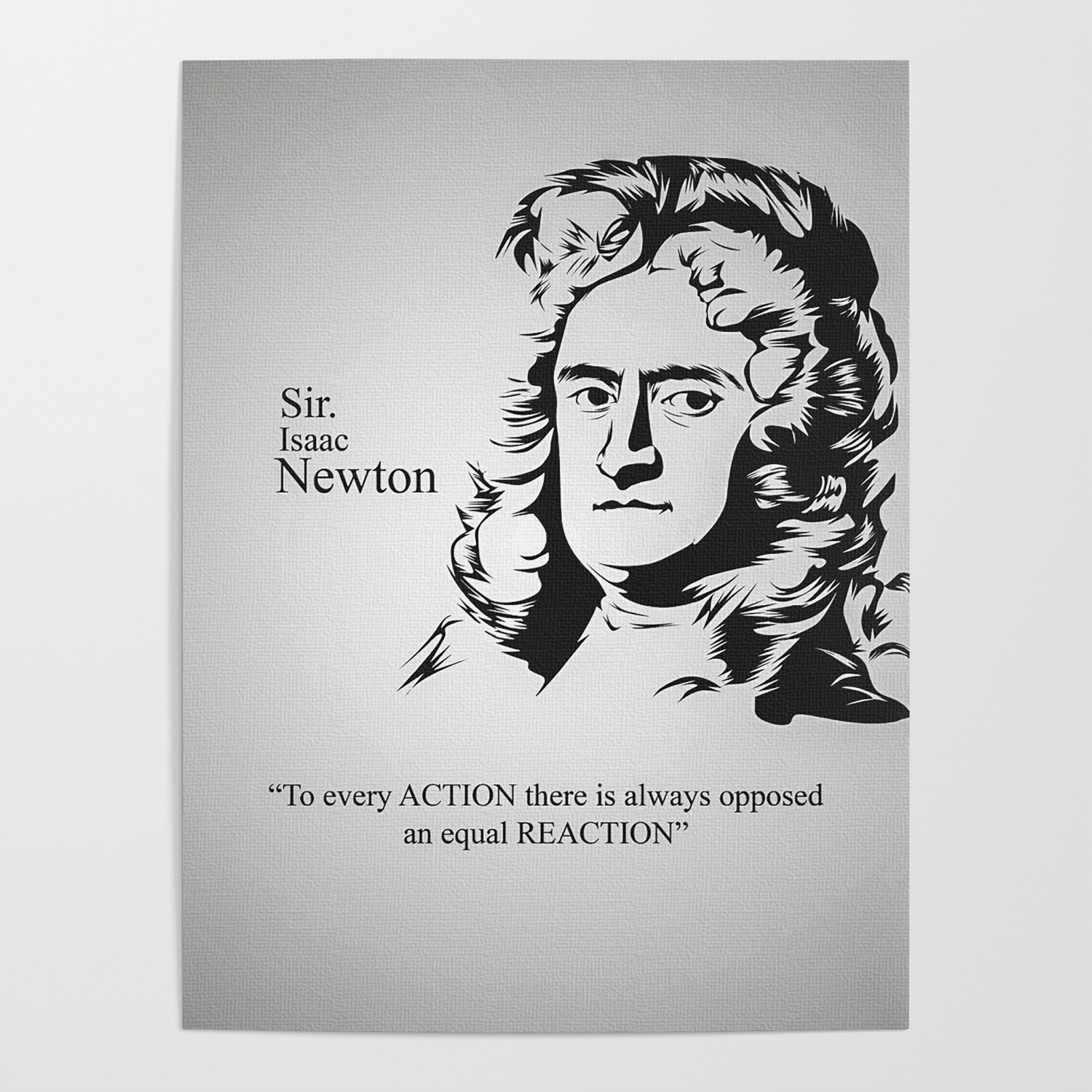 Nuovo Poster Artistico Sir Isaac Newton di Granger Collection Poster 30 x 40 cm Stampa Artistica Professionale
