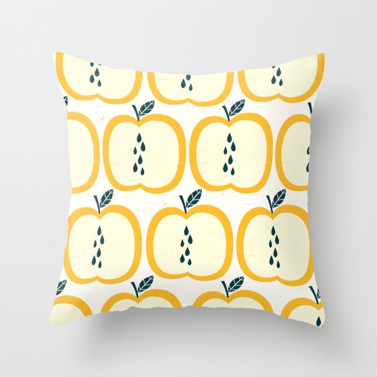 Apple Pattern 2 Throw Pillow