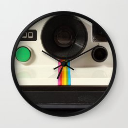 Retro 80's objects - Instant Camera Wall Clock