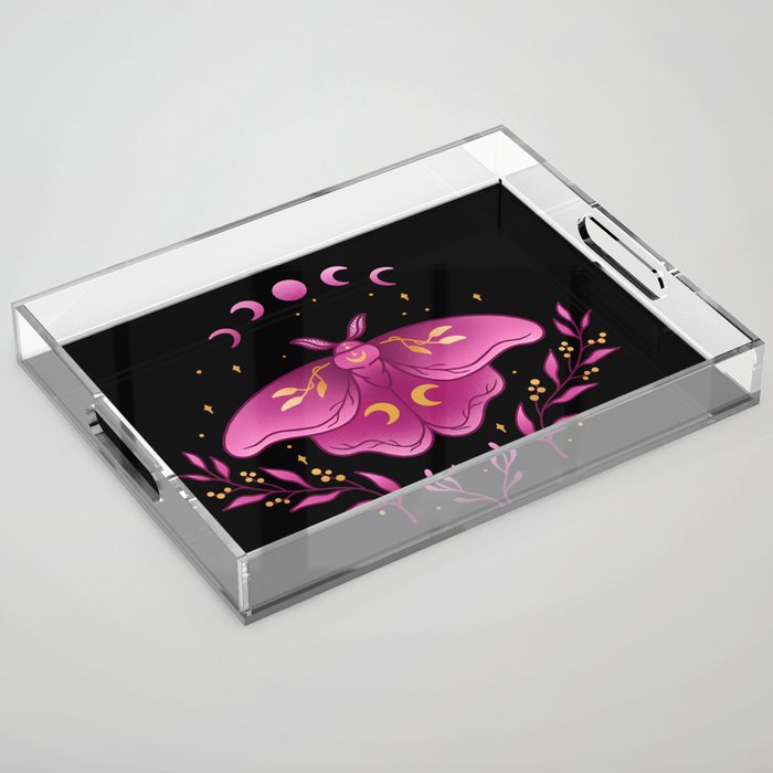 Celestial Moth Acrylic Tray