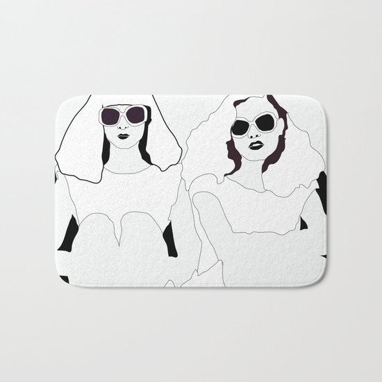 Sitting Around Bath Mat