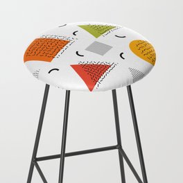 Memphis Design #2 Bar Stool