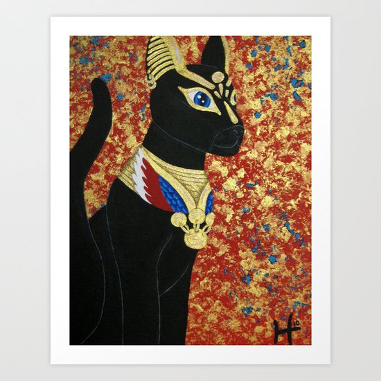 Egyptian Cat Art Print