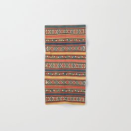 Antique Tribal Shashsavan Kilim Carpet Colorful Vintage Persian Rug Hand & Bath Towel